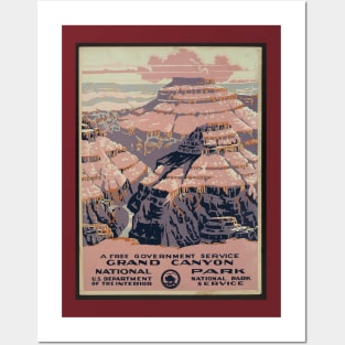 Vintage Grand Canyon Poster Posters and Art